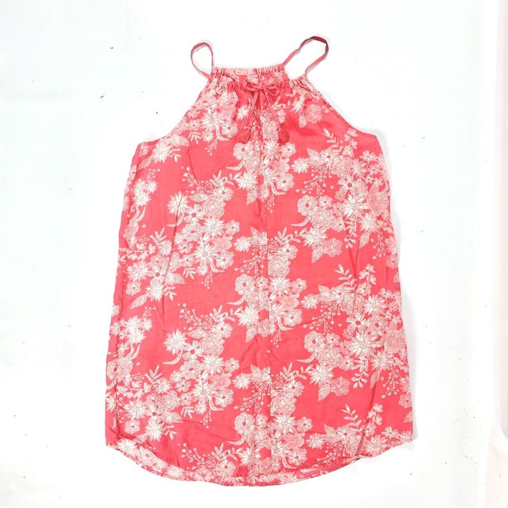 Pink Tropical Floral Dress